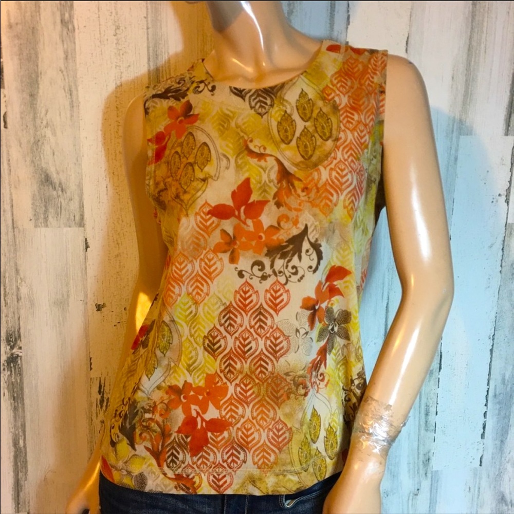 Laura Ashley Gorgeous Print  Top